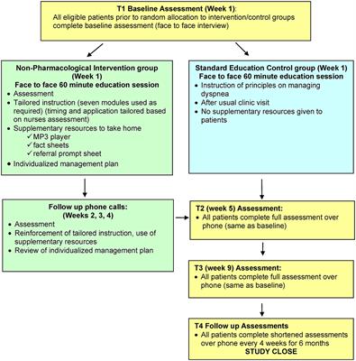 A Randomized Controlled Trial of a Non-pharmacological Intervention for Cancer-Related Dyspnea